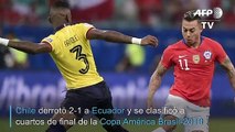 Chile vence a Ecuador, clasifica a cuartos y lidera el Grupo C de la Copa América-2019