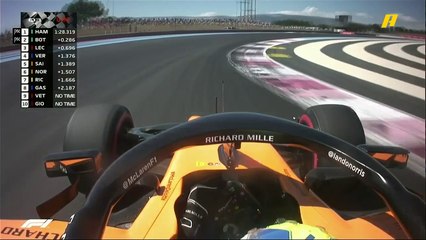 هاميلتون يخطف الصدارة وينطلق أولا في سباق حلبة فرنسا.. وفيتيل يتراجع للمركز السابع