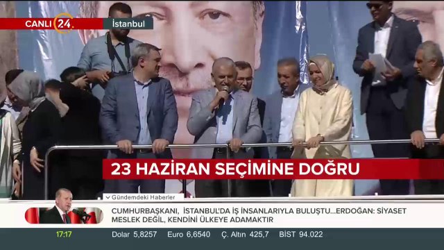 Cumhur İttifakı İBB Başkan Adayı Yıldırım konuşuyor