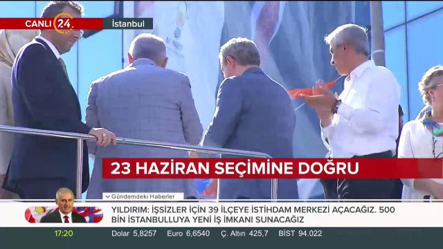 Cumhur İttifakı İBB Başkan Adayı Yıldırım konuşuyor
