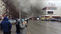 Al menos 48 fallecidos en el incendio de un centro comercial de Siberia