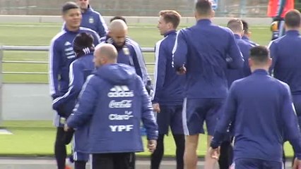 Download Video: Messi se une al entrenamiento de Argentina en la Ciudad Deportiva del Real Madrid