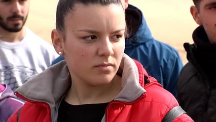 Destrozos en las playas de Huelva