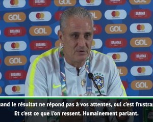 Copa America - Tite : "Quand le résultat ne répond pas à vos attentes, c’est frustrant"