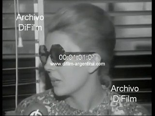 Claudia Mores habla sobre la salud de su hija Silvia Laura 1971