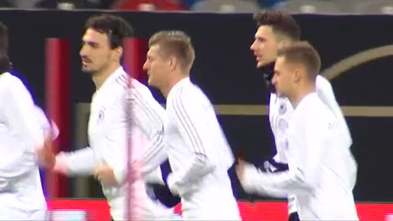 La selección alemana prepara el partido ante España en el Espirit Arena de Dusseldorf