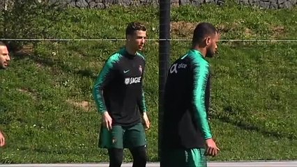 Portugal continúa preparando el partido amistoso contra Egipto