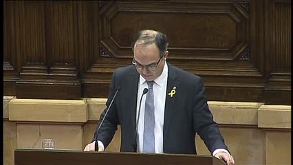 Скачать видео: Jordi Turull se presenta en el Parlament como candidato a la presidencia de la Generalitat