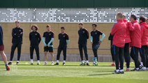 Semedo y Suárez se recuperan de sus respectivas lesiones y entrenan con el grupo