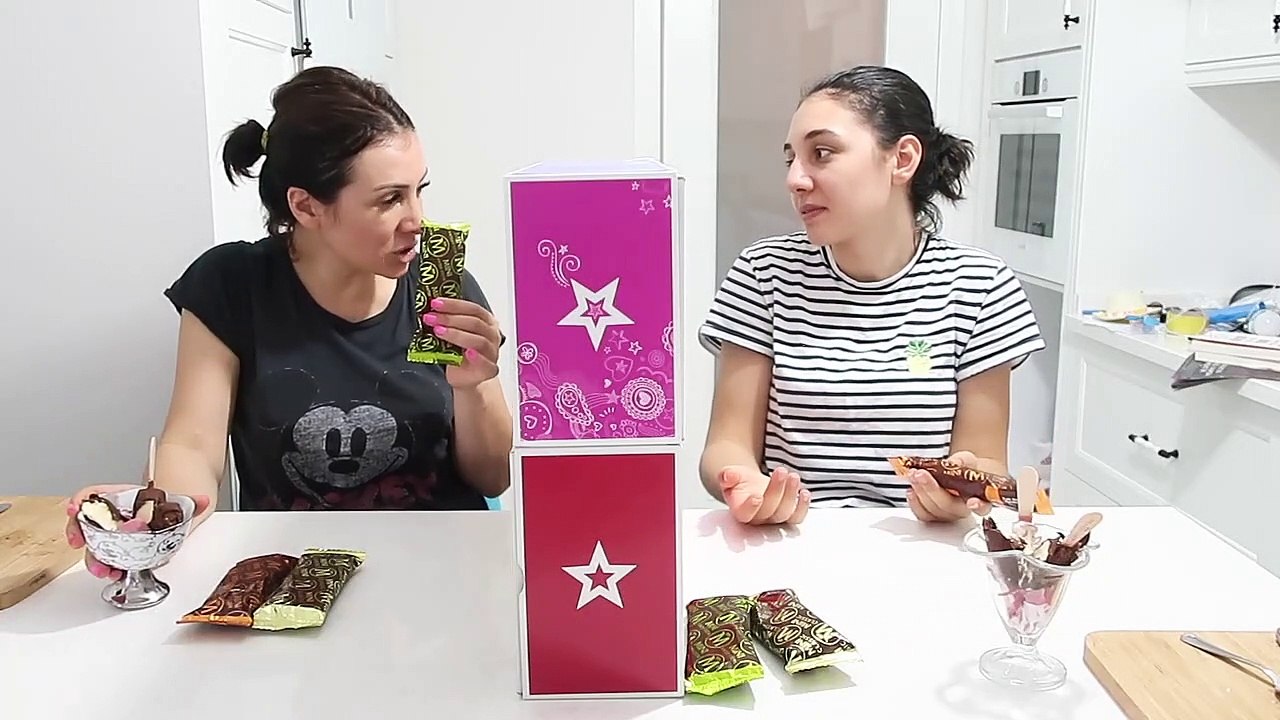 Telepati Dondurma Challenge! Magnum ile Sihirli Dondurmalar Yaptık! Bidünya Oyuncak 