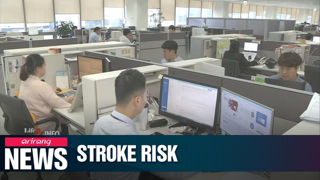 Working more than 10 hrs a day may increase risk of stroke
