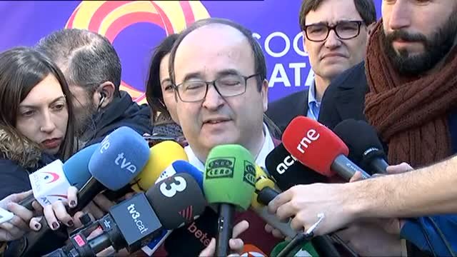 PP, PSC y Ciudadanos, unidos en la marcha contra el procés en Barcelona