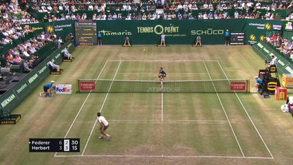 Halle - Pas de finale pour Herbert, battu par Federer (6-3, 6-3)
