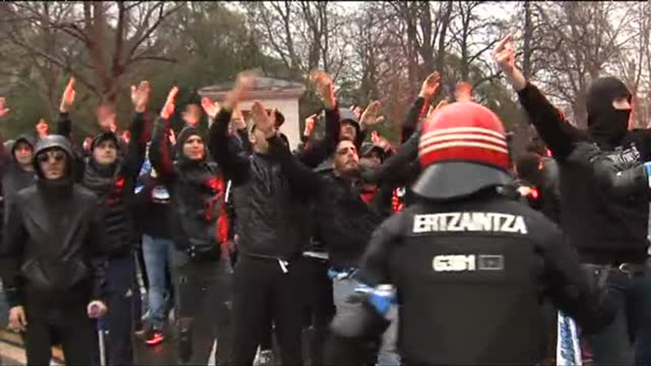 Tres ultras franceses detenidos por los altercados de San Mamés