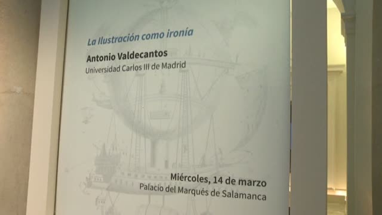 El catedrático de Filosofía Antonio Valdecantos analiza "la Ilustración como ironía" en la Fundación BBVA