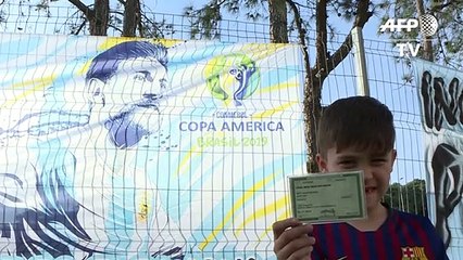 Soy Lionel Messi, un 'menino' de Porto Alegre