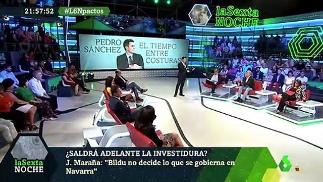 Eduardo Inda comenta los pactos en Navarra en la Sexta Noche