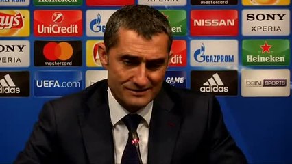 Valverde reconoce que, a pesar de la victoria, el Barça "sufrió mucho" ante el Chelsea