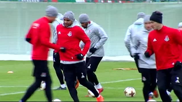 El Lokomotiv se ejercita pensando en el Atlético de Madrid