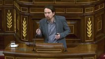 Pablo Iglesias acusa a Rajoy de manejar las cuentas de España 