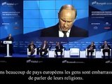 Discours de Vladimir Poutine sur la décadence morale de l 'occident