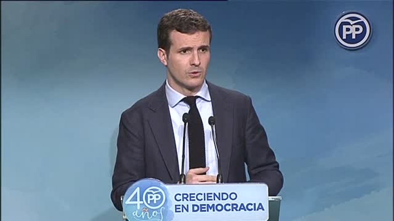 Casado: "Tras cinco meses de 155 nadie echa de menos a los independentistas en la Generalitat"