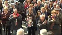 Nueva concentración de los pensionistas ante el Ayuntamiento de Bilbao