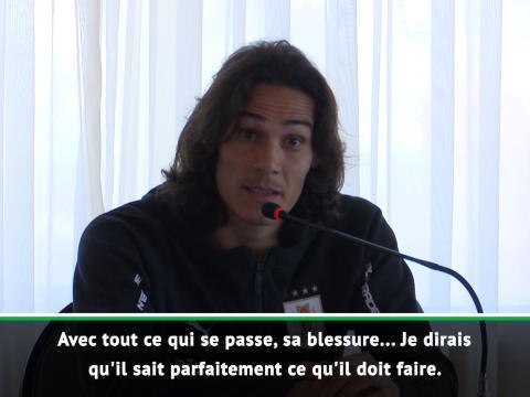 PSG - Cavani sur Neymar : Il vit un moment difficile