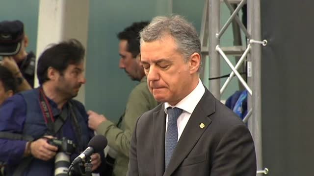 Urkullu homenajea a las víctimas del terrorismo con un contundente discurso