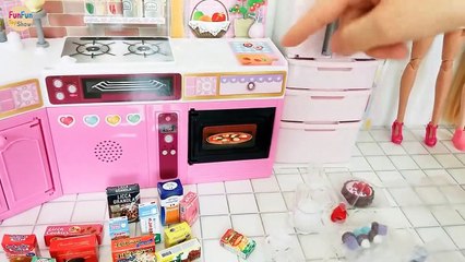 Download Video: Japanese Style Doll Kitchen for Barbie doll Unboxing Dapur boneka Barbie Cozinha boneca | Karla D.