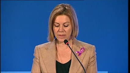 Cospedal inaugura el acto del PP Europeo en el Día de la Mujer