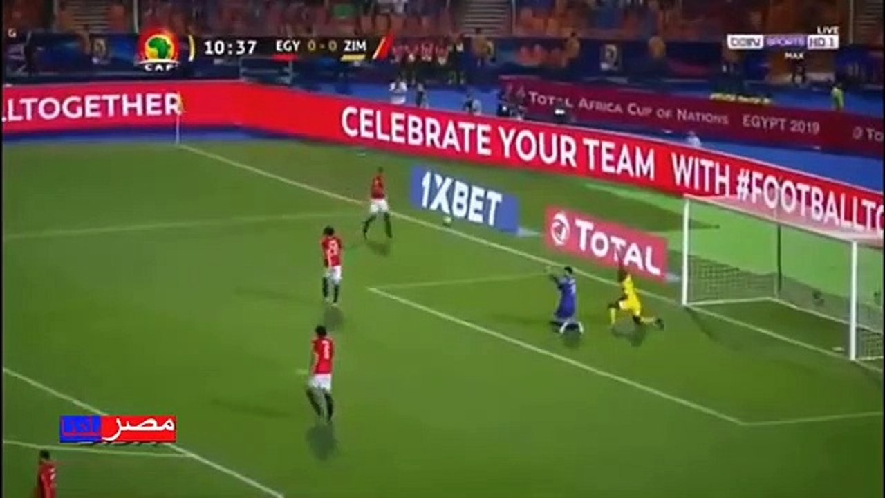 ملخص مباراة مصر وزيمبابوي 1-0 كأس الأمم إفريقيا...