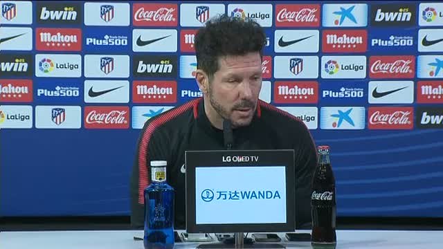 Simeone: Nuestro objetivo es llegar a las últimas cinco jornadas con opciones