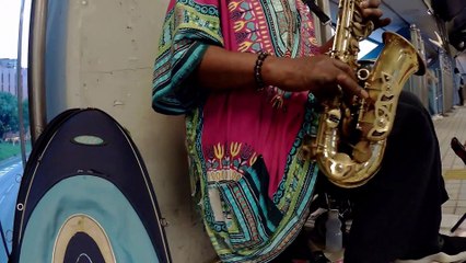 GRIFFE 02 Busking Hung Hom MTR Hong Kong