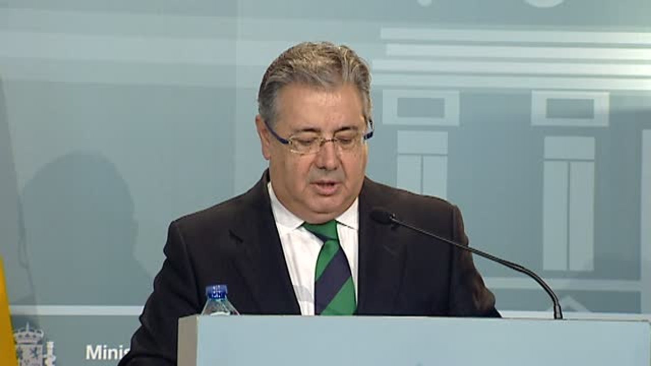 Zoido asegura que, "por el momento", el detenido no tiene nada que ver con la desaparición de Gabriel