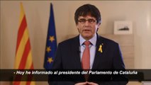 Puigdemont renuncia temporalmente y cede el testigo de la presidencia a Jordi Sànchez