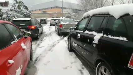 Hacía 33 años que no nevaba así en Bilbao