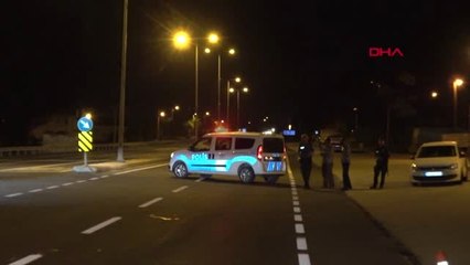 BOLU Yola sızan kimyasal madde nedeniyle Bolu Dağı trafiğe kapandı