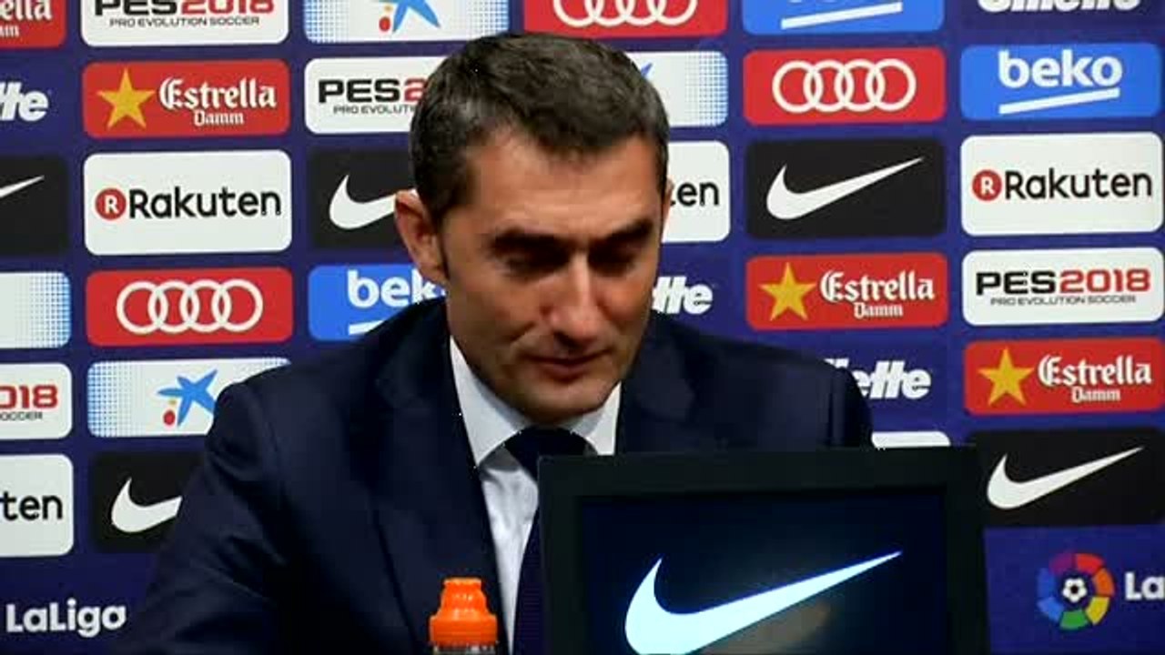 Valverde: "Claro que tenemos prisa por ganar la Liga"