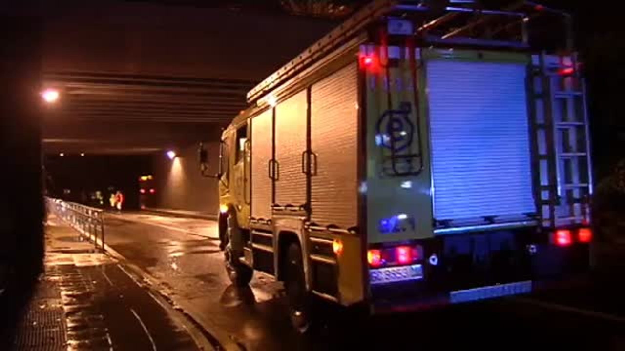 Las fuertes lluvias y las rachas de viento provocan incidentes en el archipiélago canario