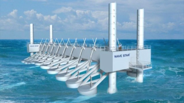 Ocean Power Plant Generates Energy From Waves - Cheap Electricity