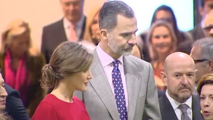 Download Video: Don Felipe y doña Letizia inauguran ARCO 2018