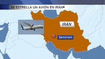 Los investigadores apuntan al viento y la niebla como causa del avión siniestrado en Irán