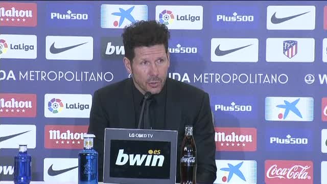 Simeone: Cuanto más hablemos del tema, menos penaltis nos van a dar