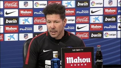 Simeone: "Si fuera hincha del Atleti, haría todo lo posible para no perder a Griezmann"