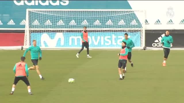 El Real Madrid prepara su encuentro ante el Betis sin Kroos