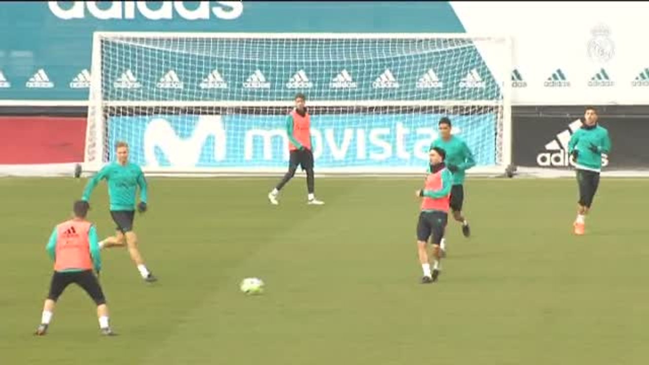 El Real Madrid prepara su encuentro ante el Betis sin Kroos