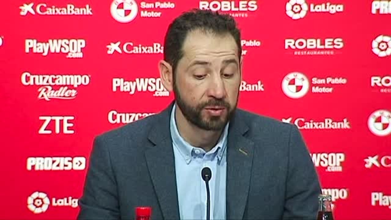 Machín: "Hemos competido de tú a tú contra un rival que va a jugar contra el Manchester"