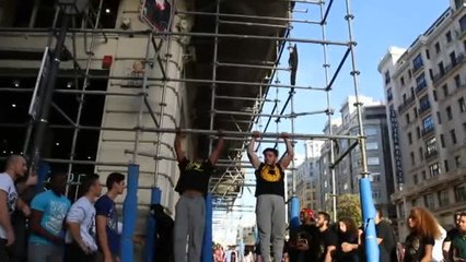 El street workout se afianza en las calles de España