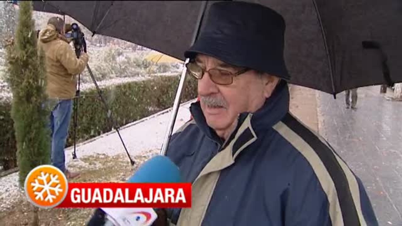 Impresionante nevada en el centro peninsular